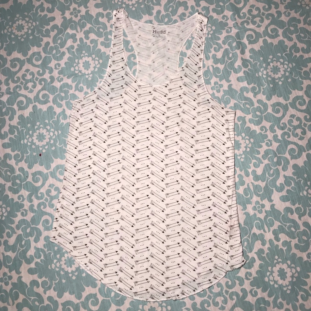 Tank Top White Mudd Brand, Size L